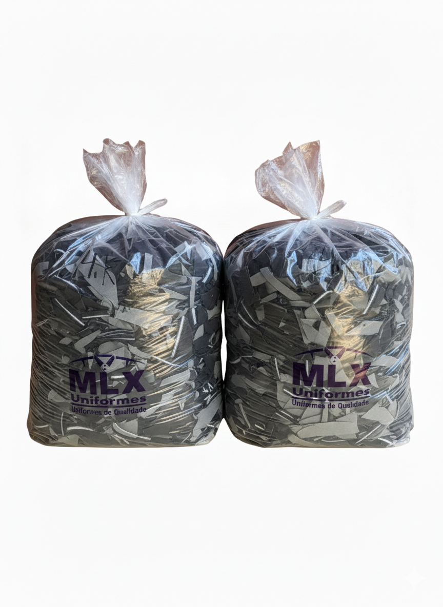 Sacos de resíduos têxteis